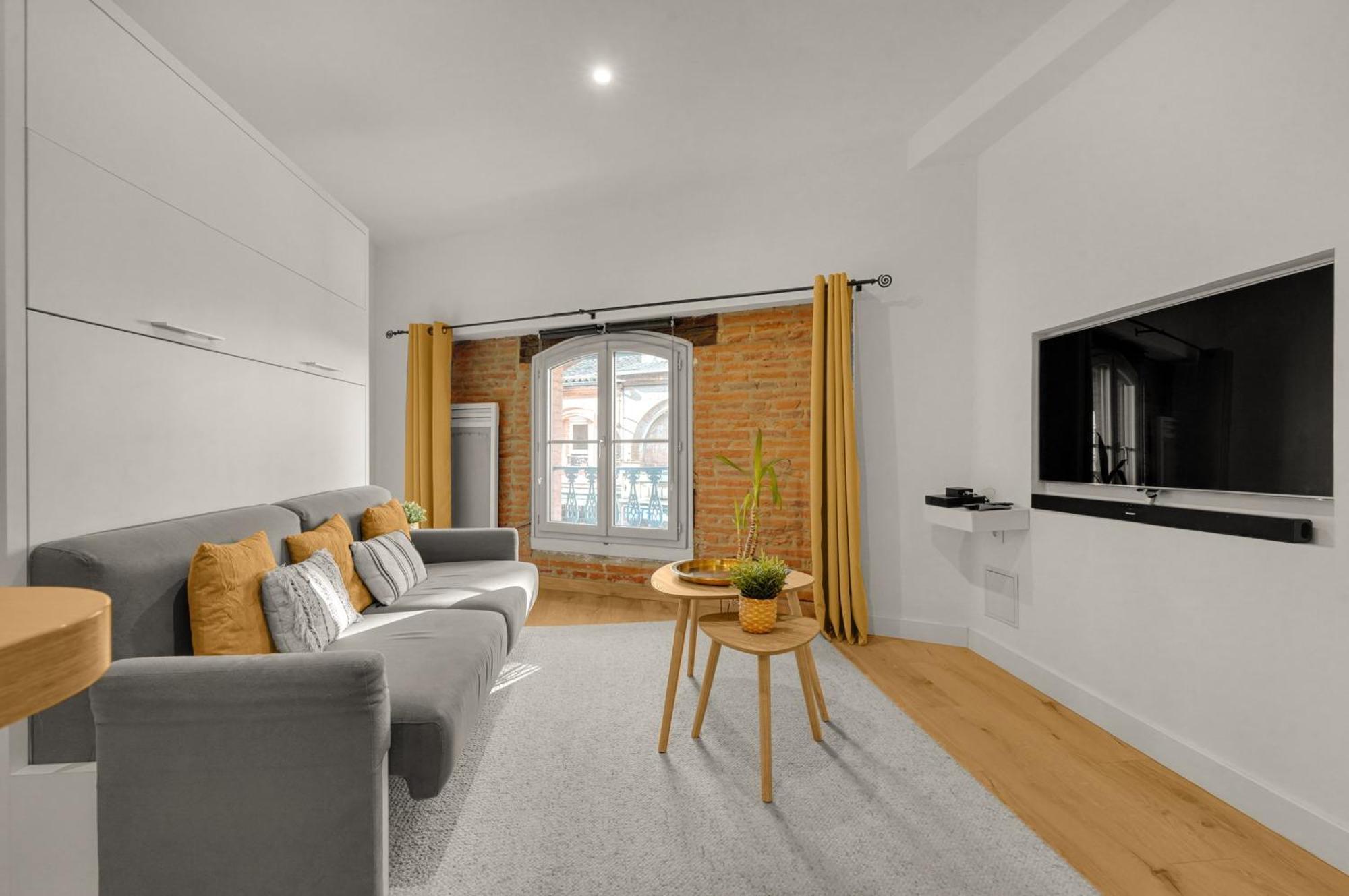 Le Floral - Cosy Studio Climatise Avec Parking Prive Et Netflix Тулуза Екстер'єр фото